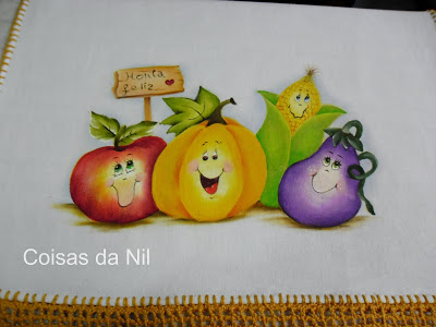 Featured image of post Riscos Para Pintura Em Tecido Frutas E Legumes Voc pode decorar panos de prato forros de mesa aventais toalhas de banho etc